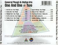 General_Plough_&_Welton_Irie_-_One_+_One_=_Two_-_back.jpg